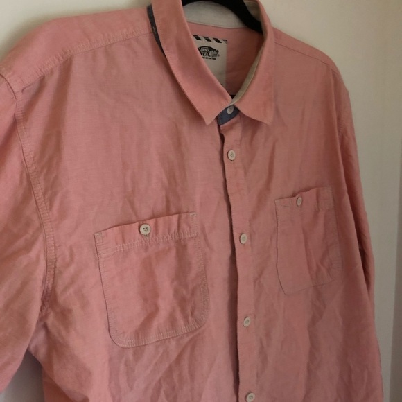 VANS Pink Button-down Long-Sleeve Shirt XL - Picture 6 of 11